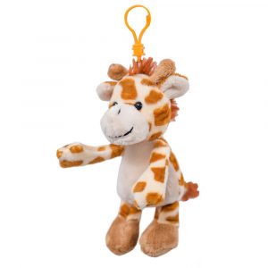 Игрушка мягкая- брелок Жираф из коллекции «Mini Zoo»,16 см.