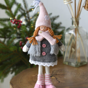 Интерьерная кукла Девочка в розовой шапочке