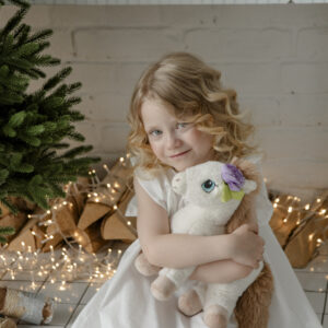 Игрушка мягкая Лошадка белая