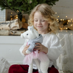 Игрушка мягкая Лошадка Пломбирка