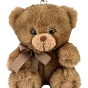 Игрушка мягкая брелок Мишка Раф, шоколадный