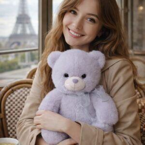 Игрушка мягкая  Мишка Барт, сиреневый