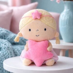 Игрушка мягкая кукла Фея со звездочкой.